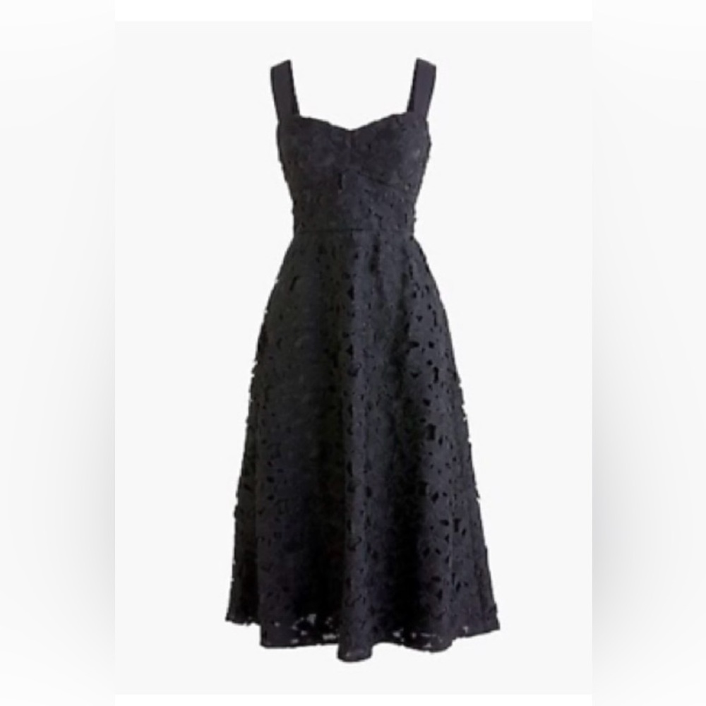JCREW Elegant Black Lace Dress